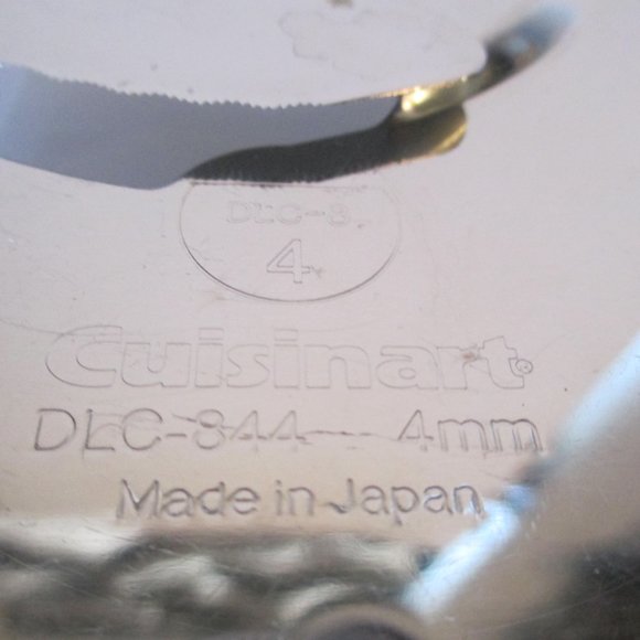 CUISINART DLC-8 PLUS FOOD PROCESSOR 4mm STANDARD SLICING DISC - Picture 3 of 7